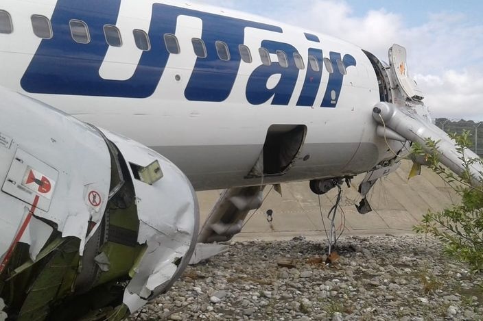 Неизвестные минуты аварии самолета Utair в Сочи