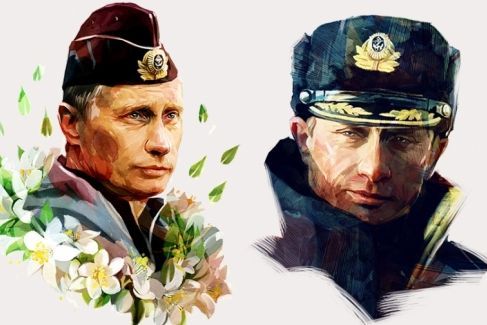 Путин будет красоваться на футболках