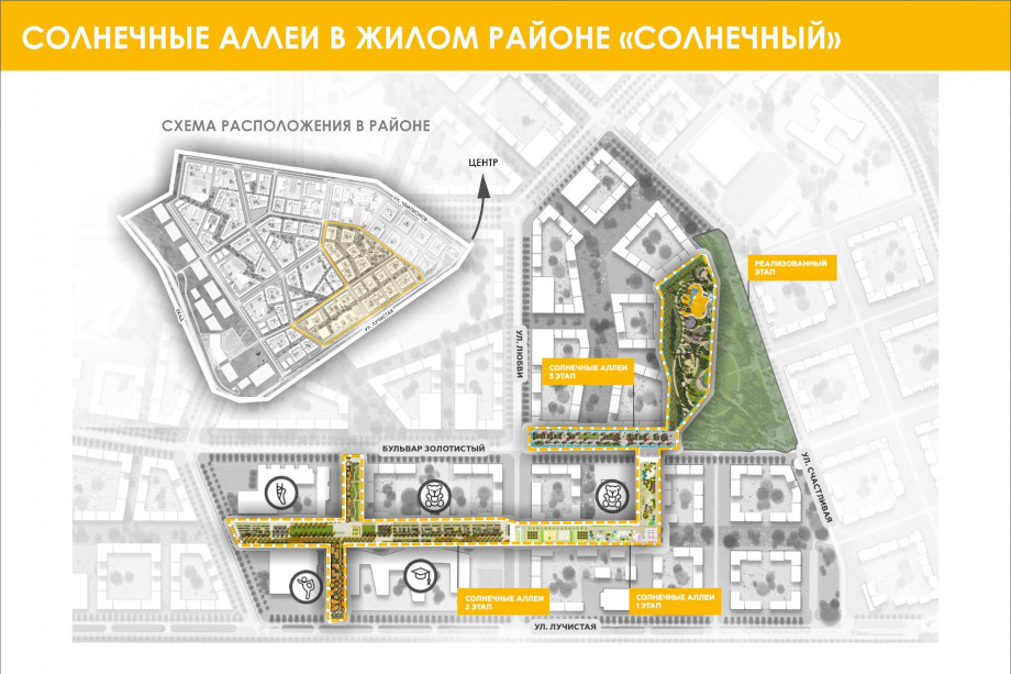 Солнечные аллеи екатеринбург где. Микрорайон Солнечный Екатеринбург план. Схема района Солнечный Екатеринбург. Солнечные аллеи Екатеринбург проект. ЖК Солнечный Екатеринбург аллея.