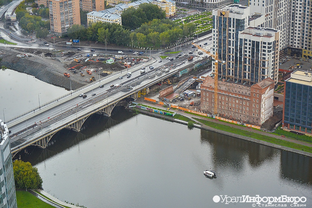 Макаровский мост екатеринбург сегодня