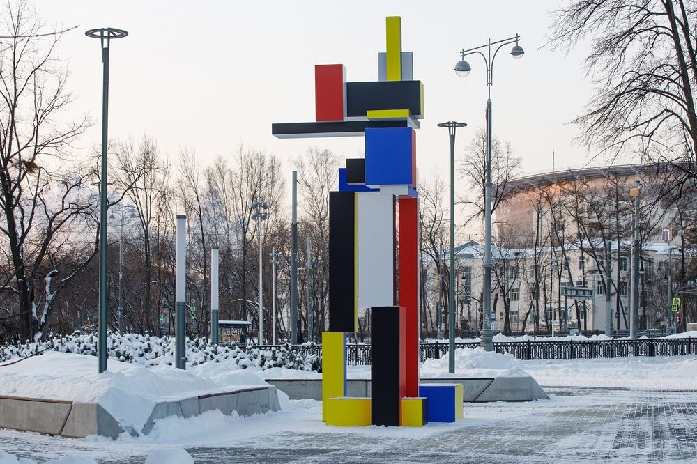 В центре Екатеринбурга вырос разноцветный 