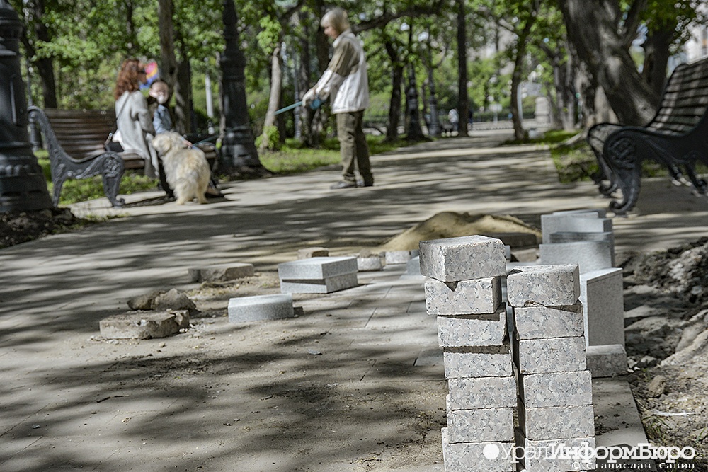 Пешеходные зоны Челябинска решили ремонтировать по-новому